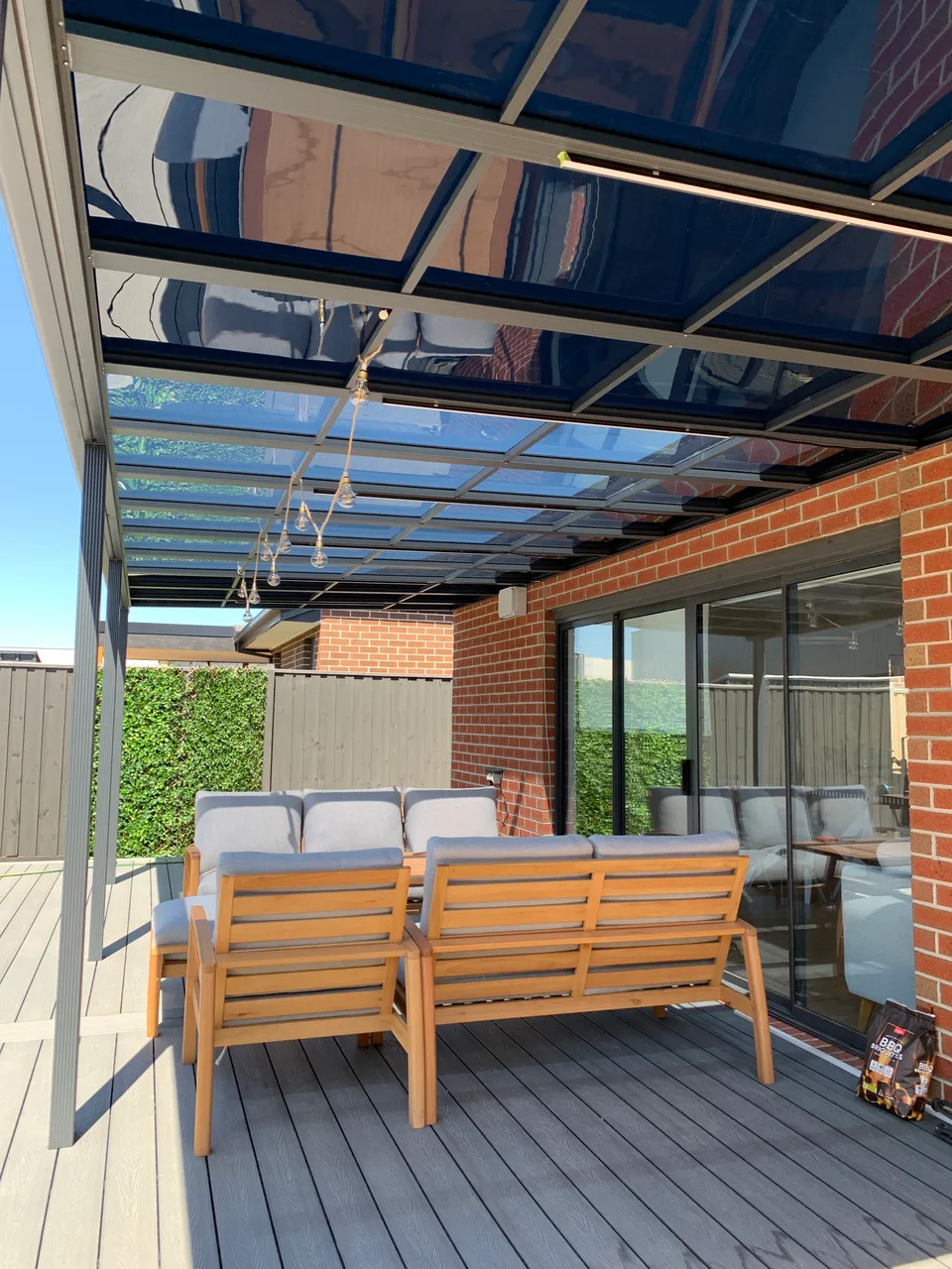 Clearview patio installation illustrating the guide topic